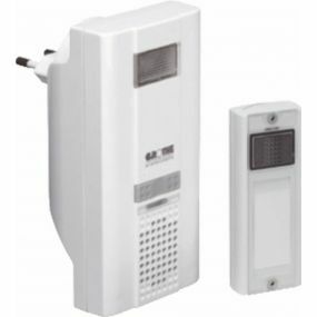 Grothe - Radiozender 250M wit + bat - 43441