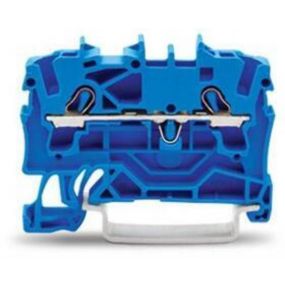 Wago - Borne rail 2,5MM bleu - 2002-1204