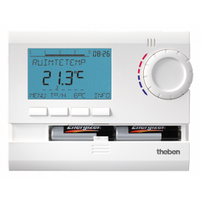 Theben - Thermostat dig 24H/7J piles prog - 1749