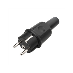 Huppertz - Stekker Rubber 10/16A - 0442Gt