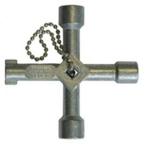 Haupa - Cle universelle en croix pour armoire - 110696