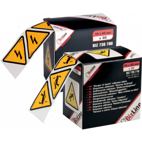 Triangle Danger Electricite 50X50(30) - BIZ 730700