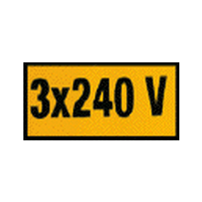 Bpp-Blue-Point - Marqueur Voltage 35X70Mm 3X240 - 3X240V 85K1