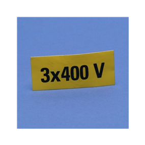 Bpp Blue Point - Voltage marker 35X70Mm 3X400V - 3X400V