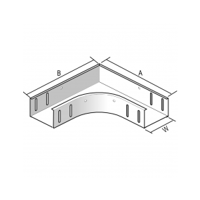 Vergokan - Courbe 90  H=60 L=200 - B90.60.200