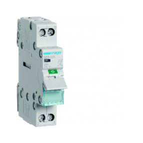 Hager - Modulaire Schakelaar 2 Polig 2 - Sbb225