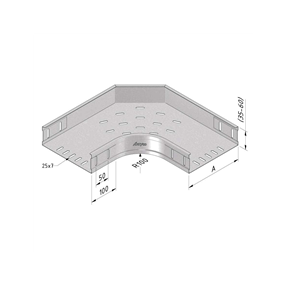 Trayco - Chemin De Cables Coude - 10074
