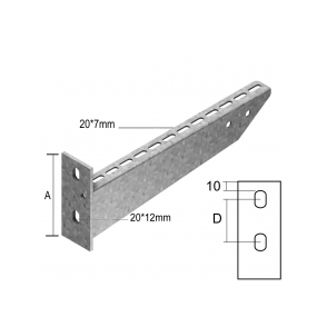 Vergokan - Console Murale Soudee 150Mm - Hdwk150