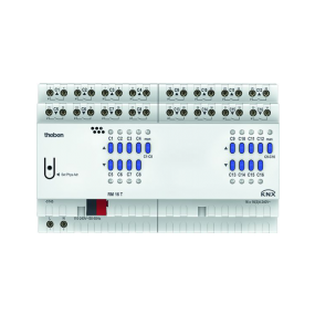 Theben Actionneur 16 canaux / actionneur pour volets roulants 8 canaux KNX montage rail DIN IP20 - 4940205