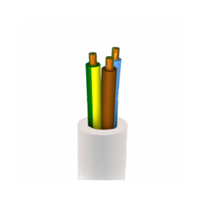 Cable H05vv-f eca 3g0,75 300/500 v - VTMB3G0,75WHR50