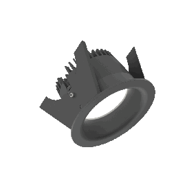 Illuxtron - Linea 75 Hv-Fd Cs Black 10.5W - 912A03Bl5B02