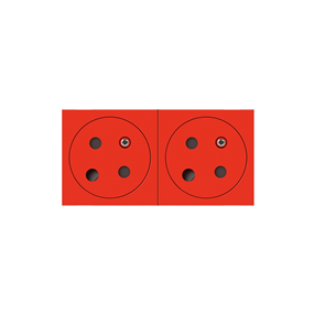Legrand Mosaic - Link Contactdoos 2X2P+A Vlak - 077152L