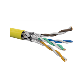 Cable s/ftp 4P AWG23 CCA jaune par 500M