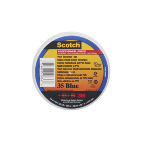 3M Tape t35  pvc blauw 19mmx20m - 7100238733