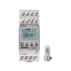 Theben - Interrupteur crepusculaire avec horloge - 1210130