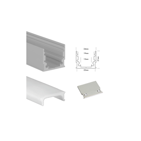 Unibright 200cm m-line standard alu + co - MLS2MA