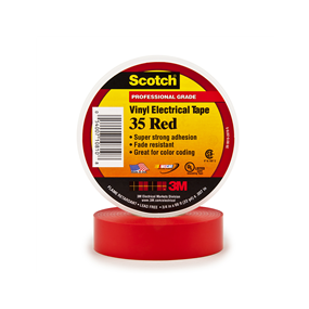 3M 35 scotch pvc rood 19mm x 20m - 7100238735