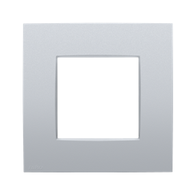 Niko Plaque de recouvrement simple, couleur Niko Intense sterling coated - 132-76100