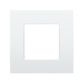 Niko Plaque de recouvrement simple, couleur Niko Intense lunar white coated - 137-76100