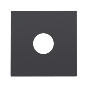 Niko afwerkingsset voor enkelvoudige coax aansluiting voor tv anthraciet - 122-69102