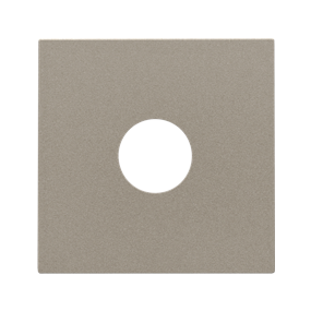 Niko Set de finition pour connexion coaxiale simple pour TV, couleur bronze coated - 123-69102