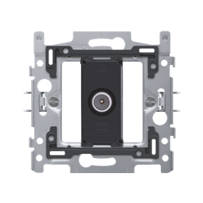 Niko Socle pour connexion coaxiale simple pour TV, 2 GHz, fixation par griffes - 170-09122