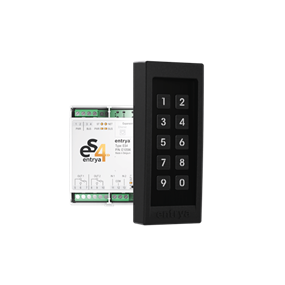Seculux Kit clavier à code en applique noir - 105506