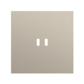 Niko Plaque simple pour double chargeur USB-C rocker/toggle or mat IP20 - 166-74103