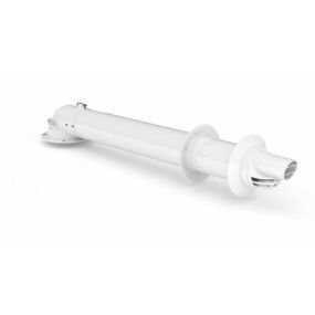terminal horizontale 60/100 + coude court 4 points de mesure bulex