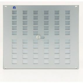 Renson - Grille inter. reglable 4032/1 (175x150) BEL 9010 - 11967