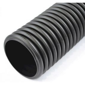 Begetube - Classic zwart ventilatiekanaal dia. 75 rol 50m - 010217550