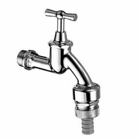 Schell dubbeldienstkraan + beluchter + terugslagklep 1/2 matchroom -  034170399