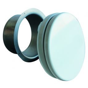 Ventiklima - Bouches à noyau de pulsion d luxe en metal blan c RAL9010 - 125