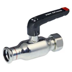 Vsh Kogelkraan met volle doorlaat dn20 22mm x 3/4" f pers pn16xpress fullflow xpr11400 - 1020001410