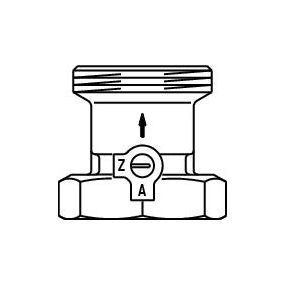 Oventrop - Sperventiel DN25 1 G:6/4 - SVE