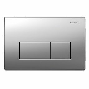 Geberit Drukplaat Kappa 50 Mat Chroom Met 2 Toetsen - 115260461