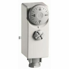 Euro Index - Thermostat d’applique 7C1 ext. 0+90°C gris 