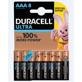 Duracell - Batterij ultra power AAA 6+2 gratis