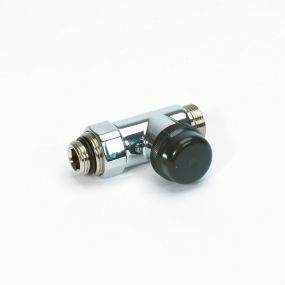 Begetube - Robinet de radiateur droit, thermostatisable avec valeurs Kv réglables type Optima chromé, 1/2M x M2