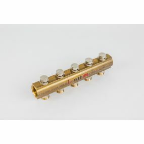 Begetube - Collecteur 1 + 5 x M24 laiton vanne régl.