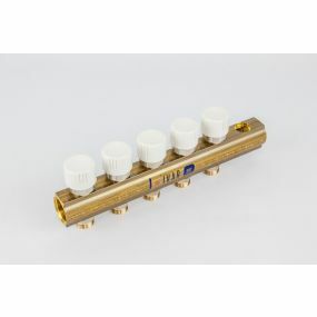 Begetube - Verdeler 1 + 5xM24 ontl. 1/2 thermostatiseerbare kraan ingebouwd