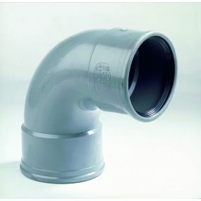 Dyka - 20022915 PVC BOCHT 110 SN4/SN8 2FM 90GR grijs