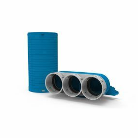 Vent-Axia VVCH250 69 / Ventielcollector 3x d: 69-125mm 90gr met kraag - 2005000465