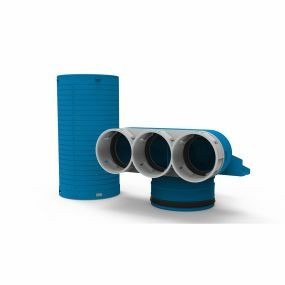 Ventilair - VVCHL250-69 Ventielcollector 3x d: 69-125mm 90g r+ huls