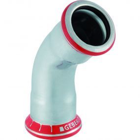 Geberit - Mapress C-staal bocht 45gr F/F 22mm - C-Staal