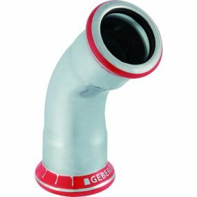 Geberit - Coude Mapress Acier Carbone: 45gr, d=76.1mm - C-Staal