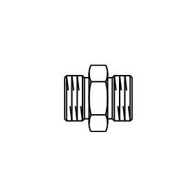 Oventrop - Messing dubbel nippel G 3/8 x R 3/8