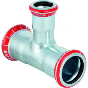 Geberit - Té réduit Mapress Acier Carbone: d=54mm, d1=35mm, d2=54mm - C-Staal