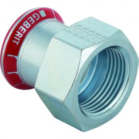 Geberit - Raccord de transition Mapress Acier Carbone avec filetage intérieur: d=42mm, Rp=1.1/2 - C-Staal