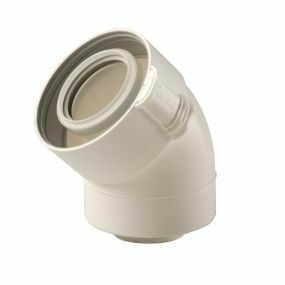 Ubbink - Sekurit PP Coude 60/100 45gr - 229200